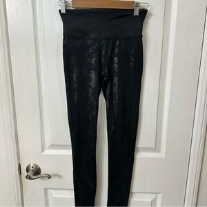 SPANX Faux Leather Camo Leggings, S